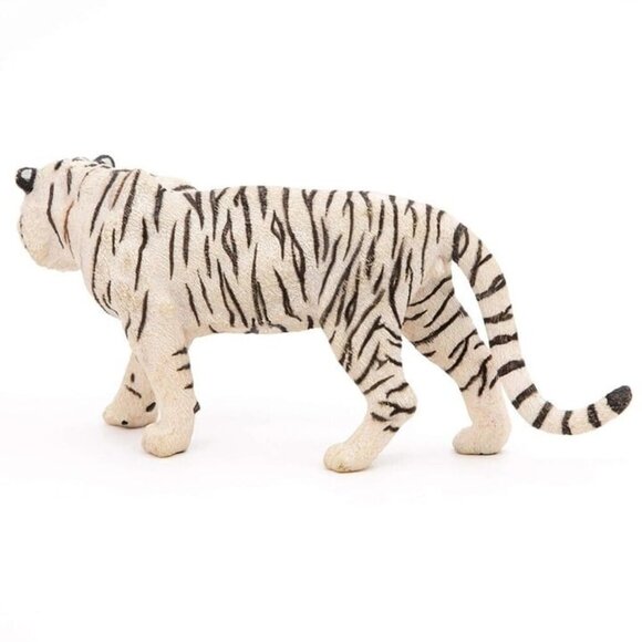 White Tiger Figurine - Hand Painted Wild Animal Toy Action Figure -‎ Papo - Picture 6 of 8